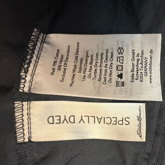 Eddie Bauer Black Jacket Utility Style - Picture 9 of 9